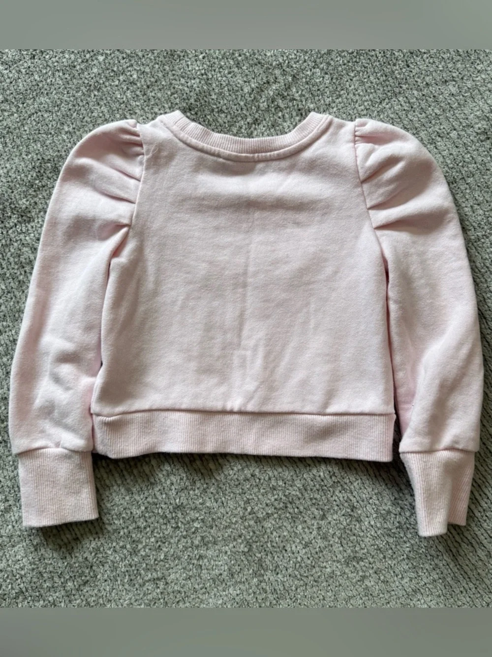 Janie‎ And Jack Pink Dance Sweatshirt Puff Sleeve Graphic Size 3